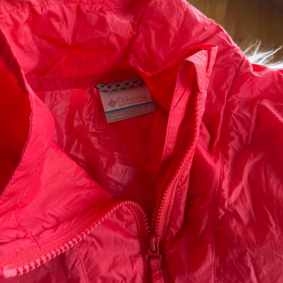 Columbia Dark Coral Pink Windbreaker - Picture 2 of 4